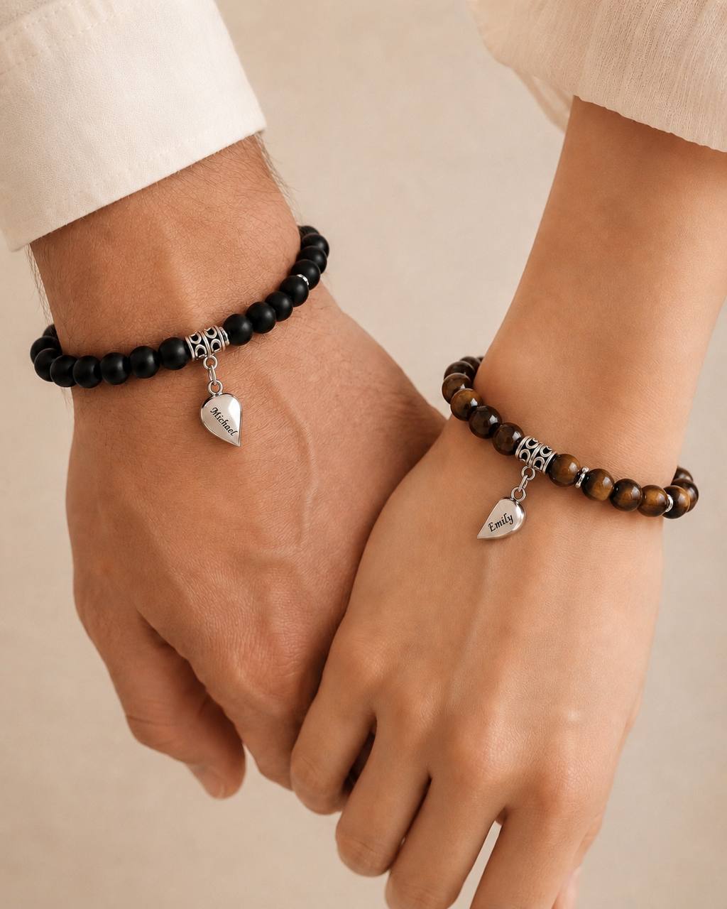 Magnetic Heart Couple Bracelets