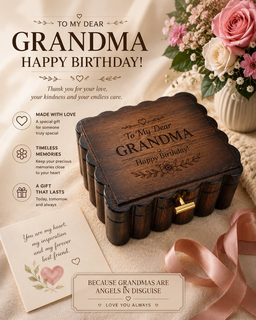 Personalized Wooden Keepsake Box