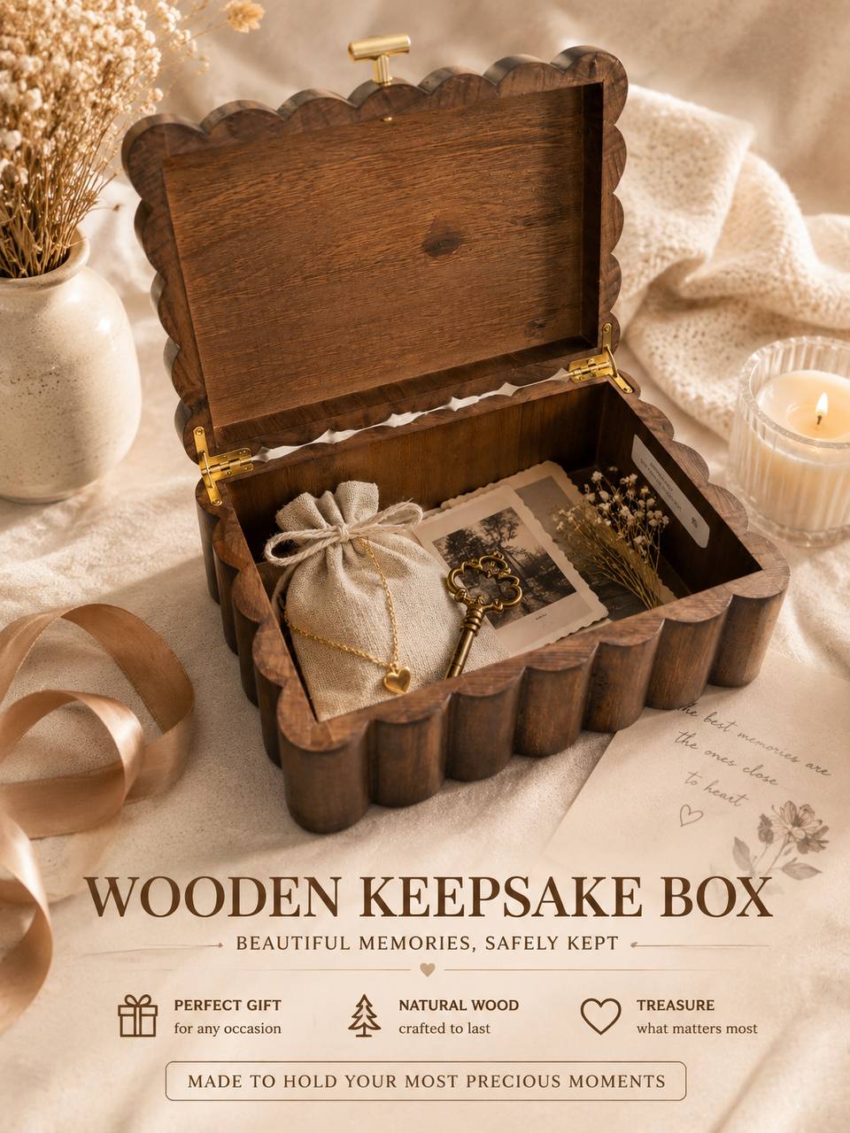 Personalized Wooden Keepsake Box