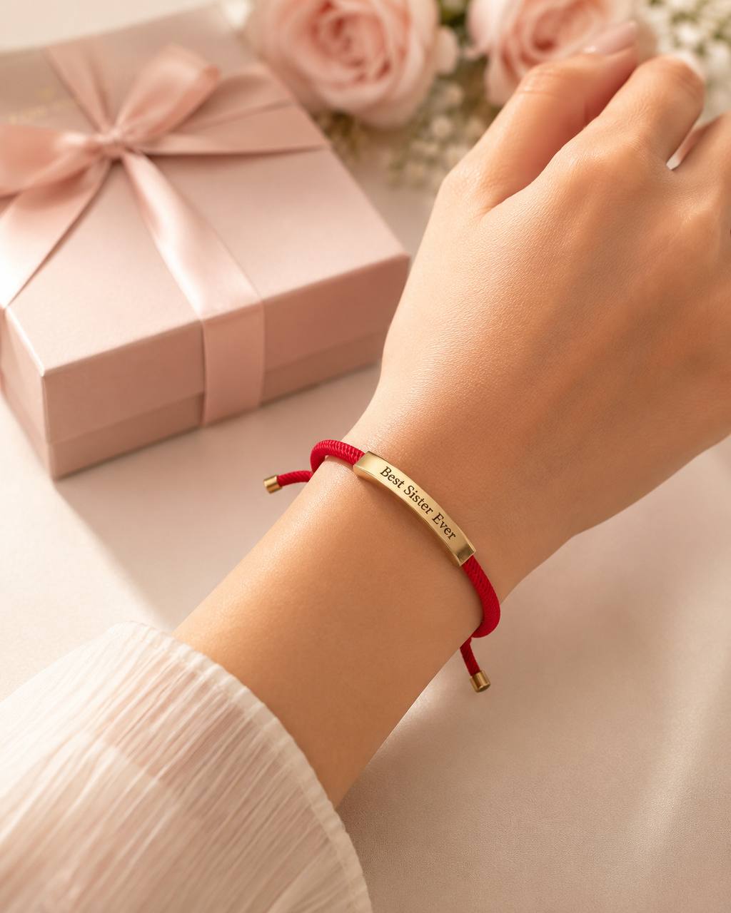 Custom Engraved Cord Bracelet