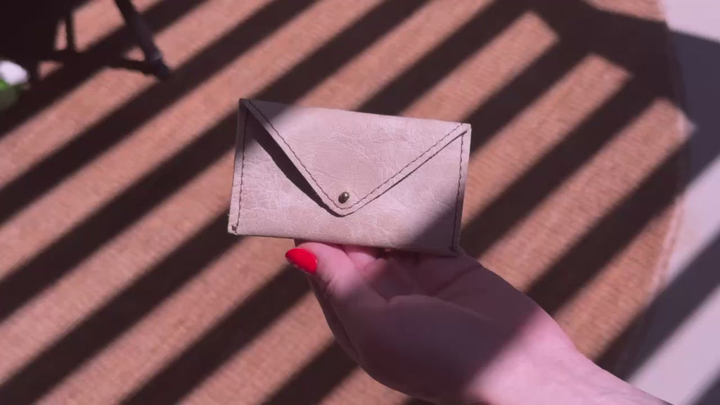 Personalized Gift Card Holder | Custom Engraved Leather Gift Card Envelope